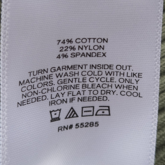 Express Olive Green Ribbed Fitted Sweater - Picture 8 of 8